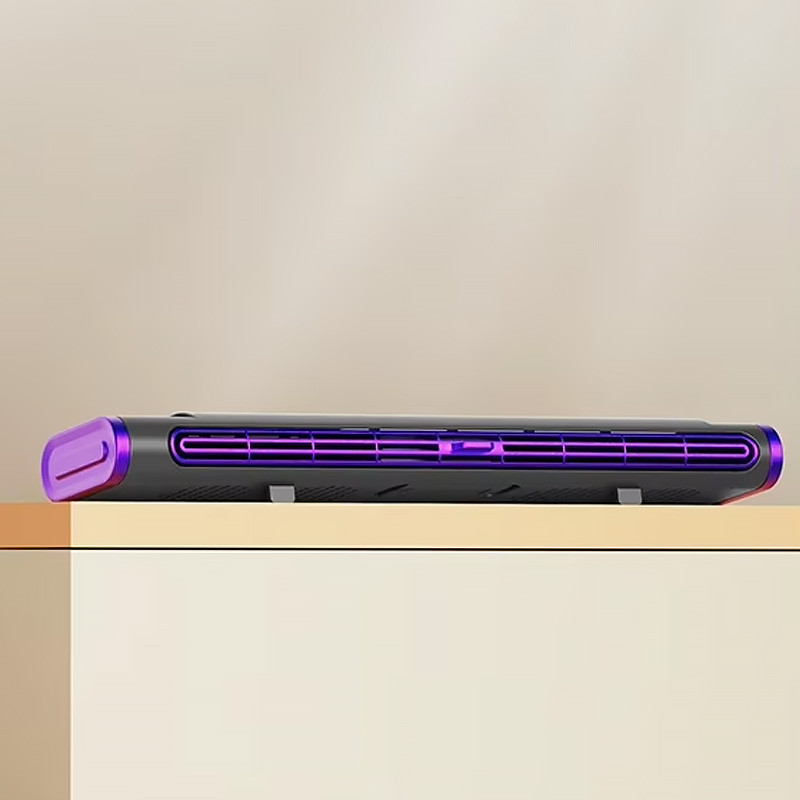 Настольный вентилятор F3 Tower Fan 3 speeds with battery 1200 mAh (Purple) в магазине vchehle.ua