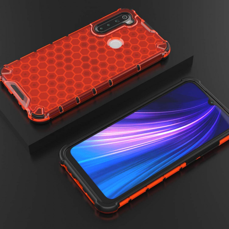 Ударостійкий чохол Honeycomb на Xiaomi Redmi Note 8T (Червоний) в магазині vchehle.ua