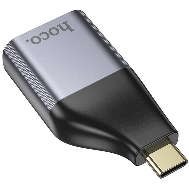 Переходник Hoco UA34 Type-C to VGA (Metal grey) в магазине vchehle.ua