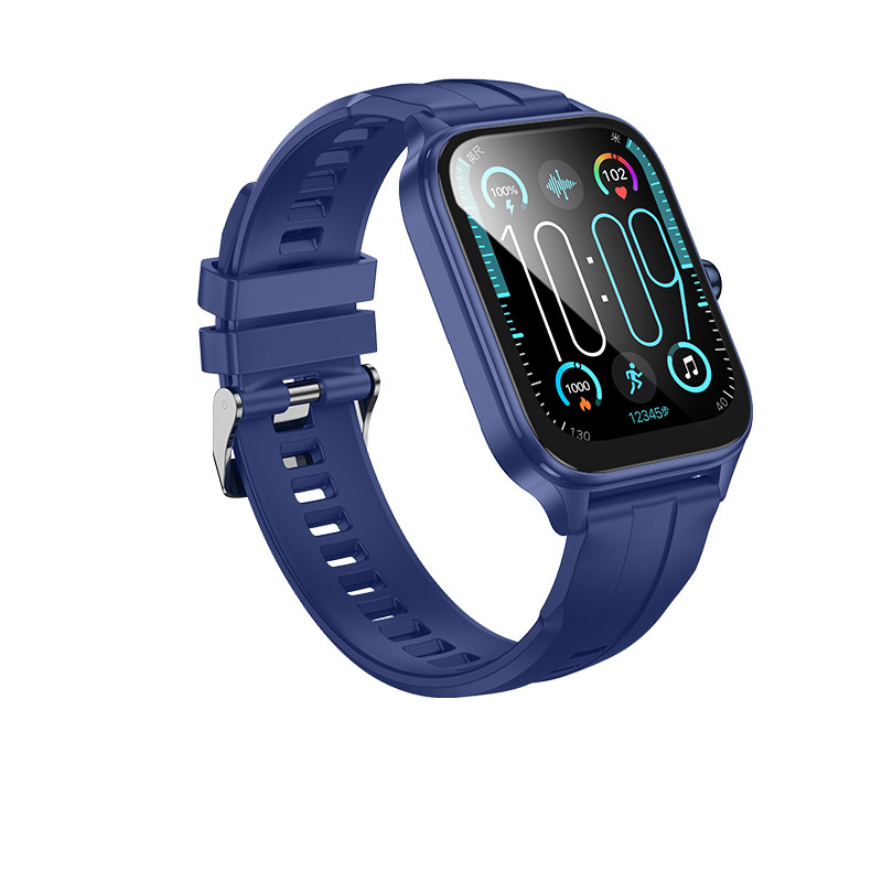 Фото Смарт-часы Hoco Smart Watch Y27 Smart sports watch (call version) (Blue) на vchehle.ua