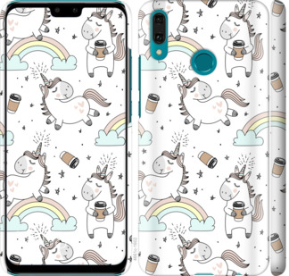 

Чехол Единорог и кофе для Huawei Y9 2019 841087