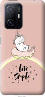

Чехол Единорожка в пончике для Xiaomi 11T 1244246