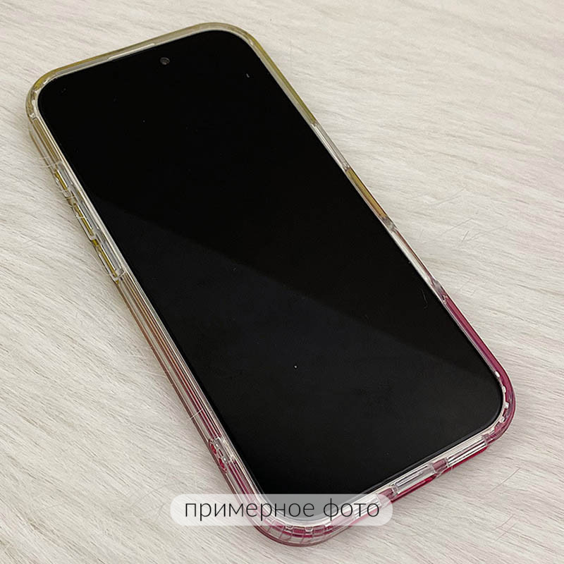 Чехол TPU Shiny Mountain (MagFit) для Apple iPhone 17 (6.3") (Yellow / Pink) в магазине vchehle.ua