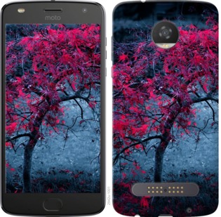 

Чехол Дерево с яркими листьями для Motorola Moto Z2 Play 736612