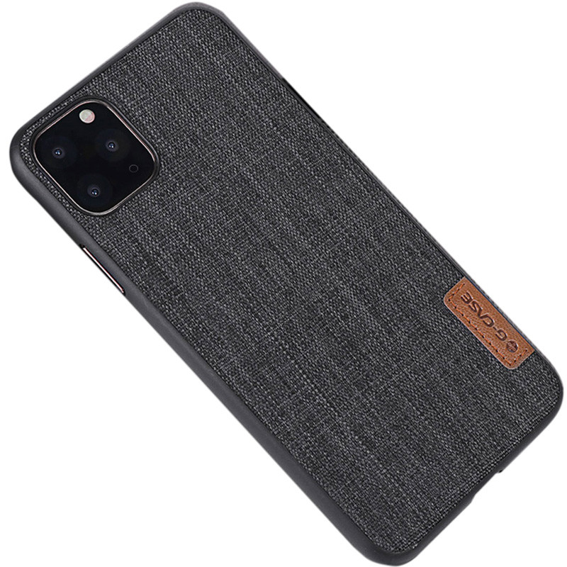 

Накладка G-Case Textiles Dark series наApple iPhone 11 Pro Max (6.5") (Чорний) 761925