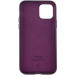 Купити Шкіряний чохол Leather Case (AA Plus) на Apple iPhone 11 Pro Max (6.5") (Dark Cherry) на vchehle.ua
