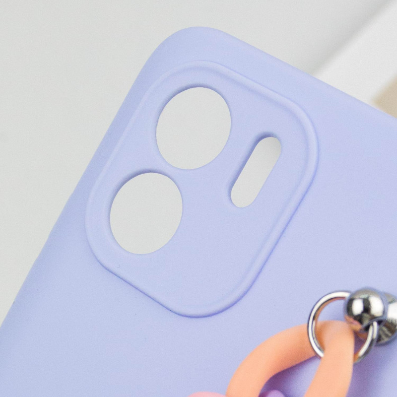 Заказать Чехол Chained Heart c подвесной цепочкой для Xiaomi Redmi A1 / A2 (Lilac Blue) на vchehle.ua