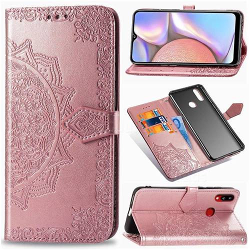 Фото Кожаный чехол-книжка Art Case с визитницей для Samsung Galaxy A10s (Розовый) в магазине vchehle.ua
