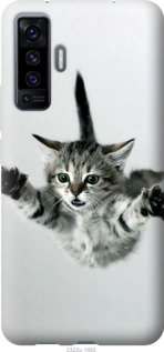 

Чехол Летящий котёнок для Vivo X50 1580971