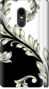 Чехол White and black 1 для Xiaomi Redmi Note 4X