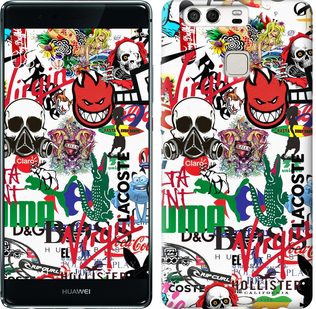 

Чохол Many different logos на Huawei P9 638125