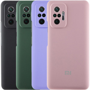 Чохол Silicone Cover Lakshmi Full Camera (AAA) with Logo для Xiaomi Redmi Note 10 Pro