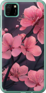 Чехол Пурпурная сакура для Huawei Y5p