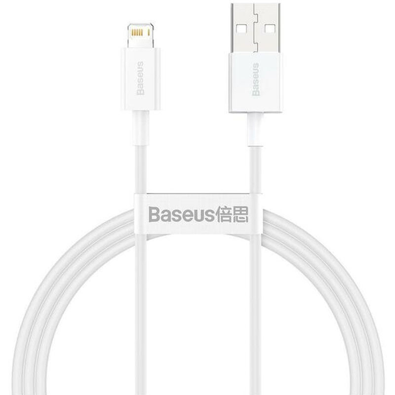 Дата кабель Baseus Superior Series Fast Charging Lightning Cable 2.4A (1m) (CALYS-A) (Білий)