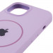 Чохол Silicone Case Full Protective (AA) with Magnetic Safe на Apple iPhone 12 Pro Max (6.7") (Сиреневый / Lilac) в магазині vchehle.ua