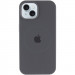 Фото Чохол Silicone Case Full Protective (AA) with Magnetic Safe на Apple iPhone 15 Plus (6.7") (Сірий / Dark Gray) на vchehle.ua