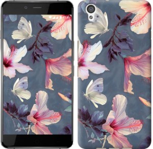 Чехол Нарисованные цветы для OnePlus X