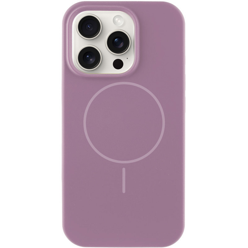 Чехол Silicone Case Full Protective (AA) NO LOGO with Magnetic Safe для Apple iPhone 11 Pro Max (6.5") (Лиловый / Lilac Pride)