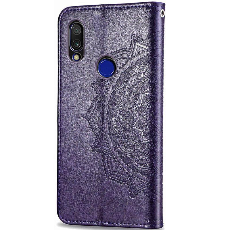 Фото Шкіряний чохол-книжка Art Case з візитницею на Xiaomi Redmi Note 7 / Note 7 Pro / Note 7s (Фіолетовий) на vchehle.ua