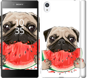 

Чохол Мопс і кавун на Sony Xperia Z5 Premium E6883 843661