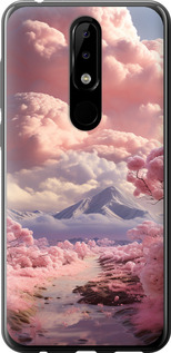 

Чехол Розовые облака для Nokia 5.1 Plus 1644961