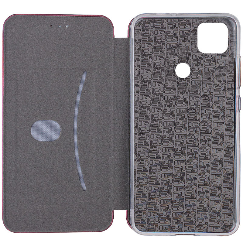 Фото Шкіряний чохол-книжка Classy на Xiaomi Redmi 9C / 10A (Бордовий) в маназині vchehle.ua