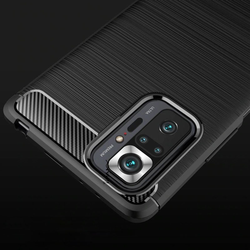 Фото TPU чохол iPaky Slim Series на Xiaomi Redmi Note 10 Pro / 10 Pro Max (Чорний) в маназині vchehle.ua