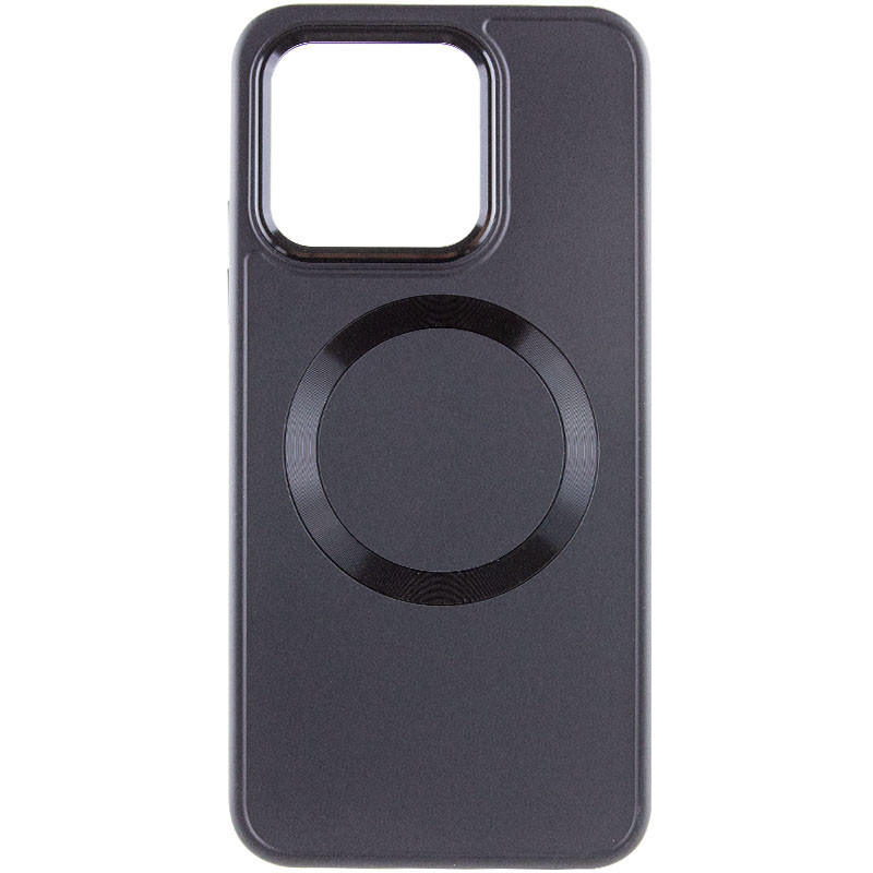 Фото TPU чехол Bonbon Metal Style with Magnetic safe для Xiaomi 14 Pro (Черный / Black) на vchehle.ua