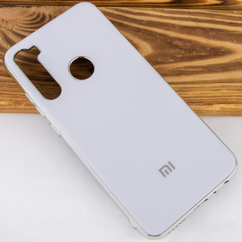 Фото TPU чохол Matte LOGO на Xiaomi Redmi Note 8 / Note 8 2021 (Білий / White) на vchehle.ua
