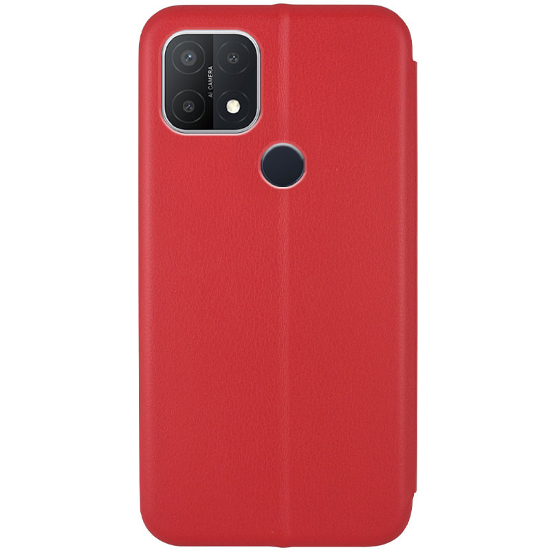 Фото Шкіряний чохол-книжка Classy на Oppo A15s / A15 (Червоний) в маназині vchehle.ua
