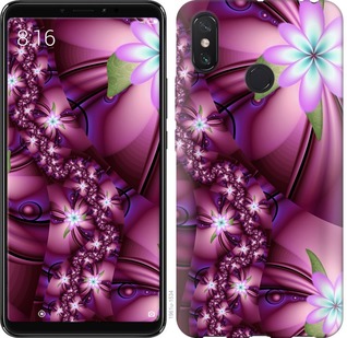 

Чехол Цветочная мозаика для Xiaomi Mi Max 3 668738