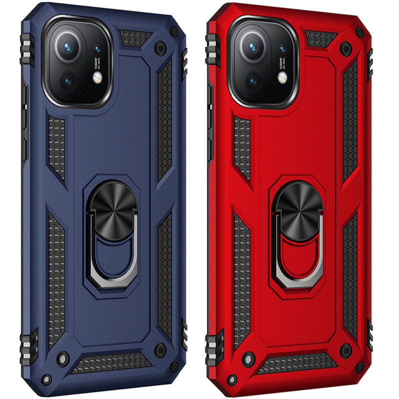 Ударопрочный чехол Serge Ring for Magnet для Xiaomi Mi 11 Lite