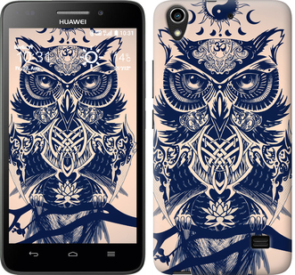 

Чехол Узорчатая сова для Huawei Honor 4 Play 627565