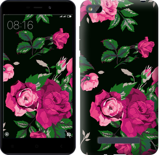 

Чохол Троянди на чорному тлі на Xiaomi RedMi 4A 547057