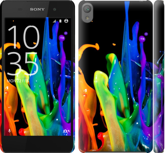 

Чехол брызги краски для Sony Xperia E5 F3311 381389