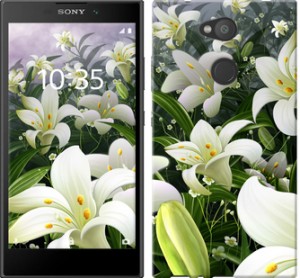 Чехол Белые лилии для Sony Xperia L2 H4311