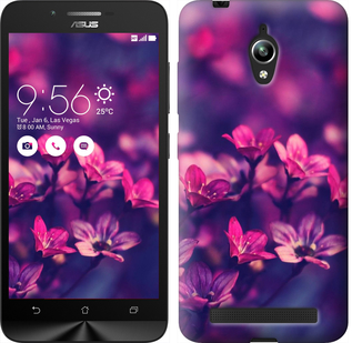

Чехол Пурпурные цветы для Asus Zenfone Go ZC500TG 176782