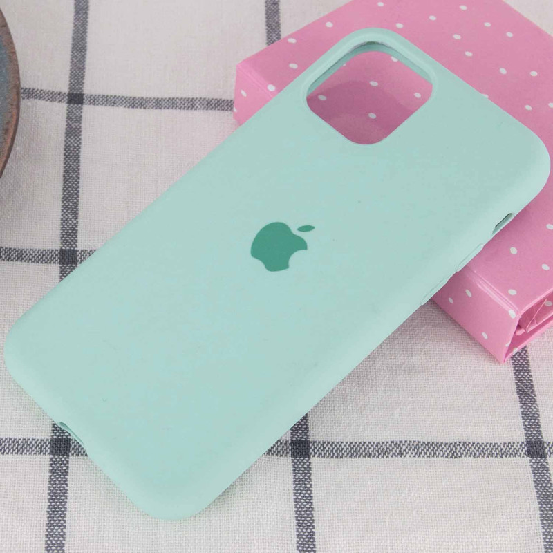 Фото Чехол Silicone Case Full Protective (AA) для Apple iPhone 11 (6.1") (Бирюзовый / Turquoise) на vchehle.ua