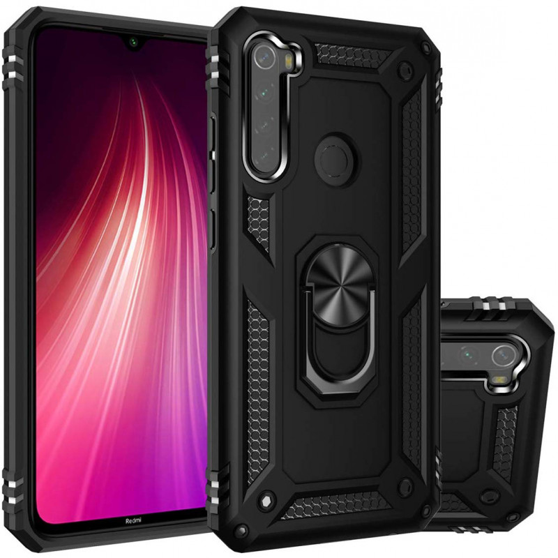 

Ударостійкий чохол Serge Ring for Magnet на Xiaomi Redmi Note 8T (Чорний) 880061