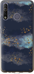 

Чохол Ночь золотые звезды для Tecno Camon 12 Air CC6 1406465