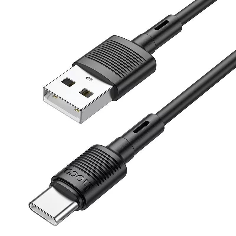 Дата кабель Hoco X83 Victory USB to Type-C (1m) (Black) в магазине vchehle.ua