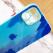 Фото Чехол TPU+Glass Impasto abstract на Apple iPhone 12 Pro (6.1") (Blue) в маназині vchehle.ua