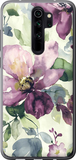 

Чехол Цветы акварелью для Xiaomi Redmi Note 8 Pro 777238