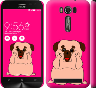 

Чехол Весёлый мопс для Asus ZenFone 2 Laser ZE500KL 928699