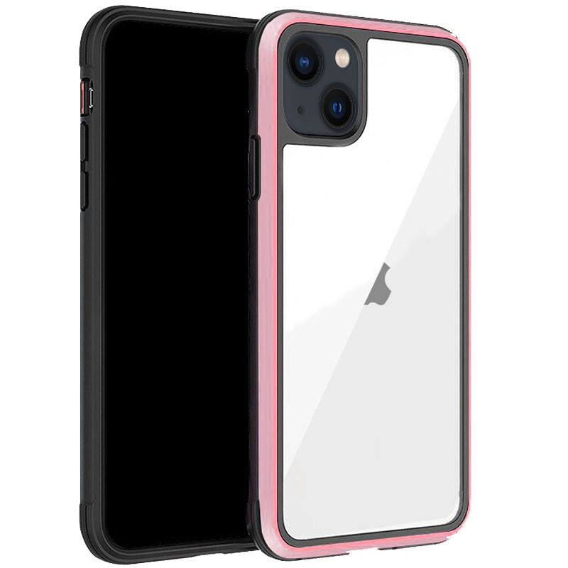 Чохол PC+TPU+Metal K-DOO Ares на Apple iPhone 13 (6.1") (Рожевий)