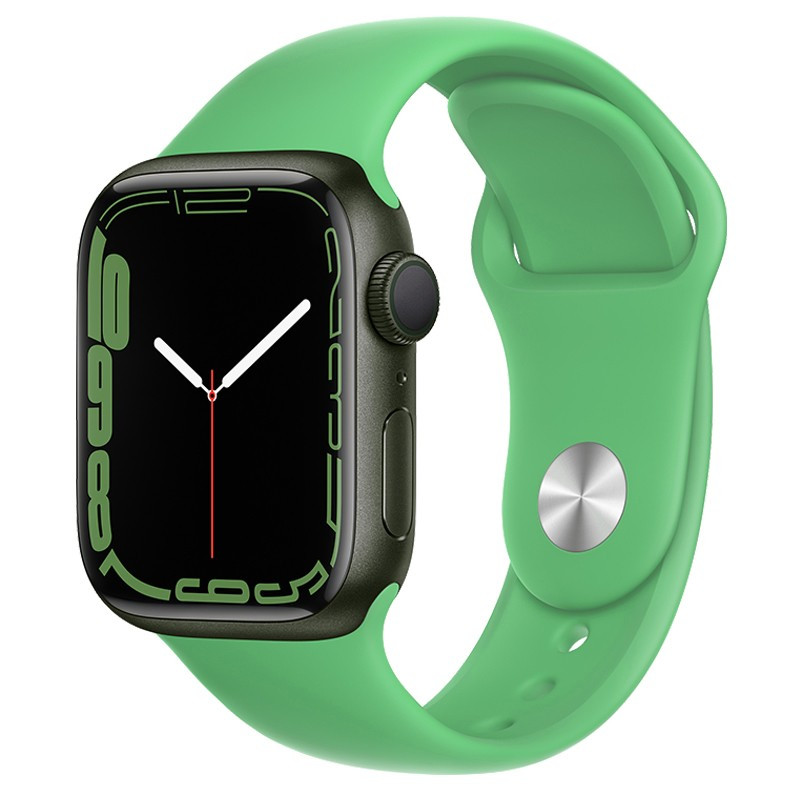 Ремінець Hoco WA01 Flexible series Apple watch (42/44/45/49mm) (Bright Green)