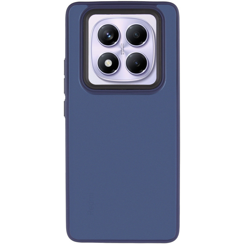 Фото Чехол TPU+PC Lyon Frosted для Xiaomi Redmi Note 14 Pro 4G (Deep Navy) на vchehle.ua