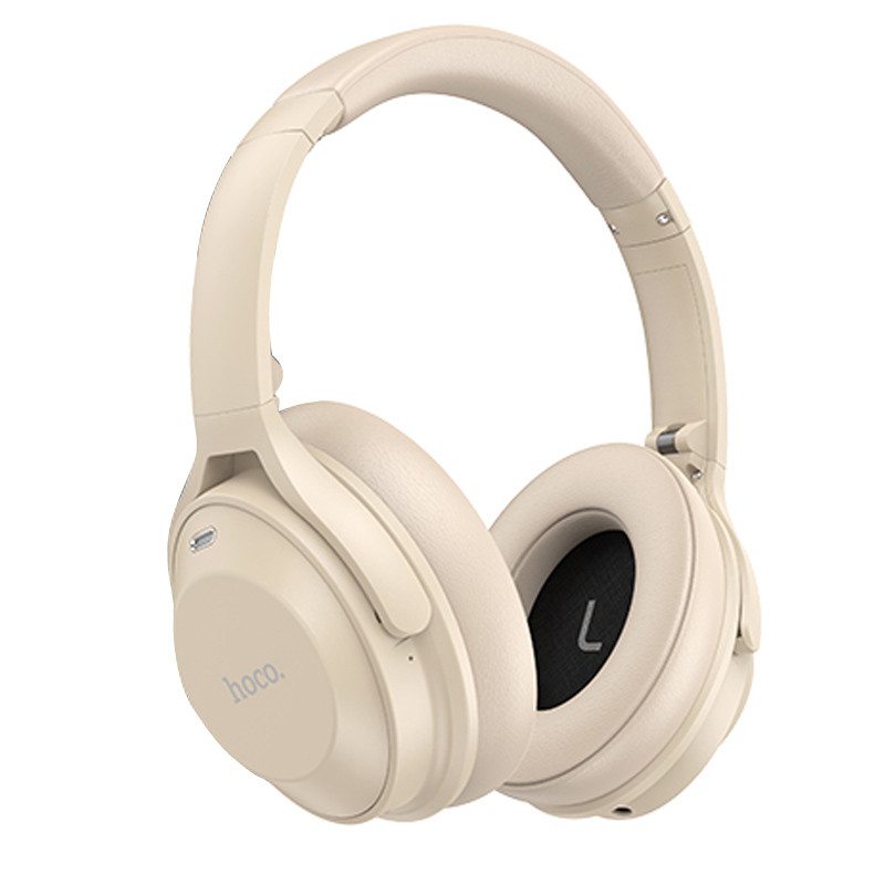 Уценка Накладные беспроводные наушники Hoco W37 Sound Active Noise Reduction (Вскрытая упаковка / Gold champagne)