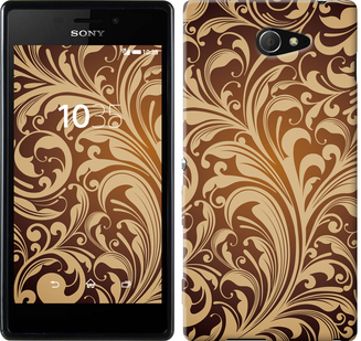 

Чехол Растительный узор для Sony Xperia M2 D2305 116688