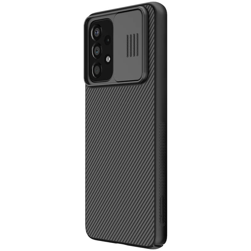 Карбонова накладка Nillkin Camshield (шторка на камеру) на Samsung Galaxy A33 5G (Чорний / Black) в магазині vchehle.ua